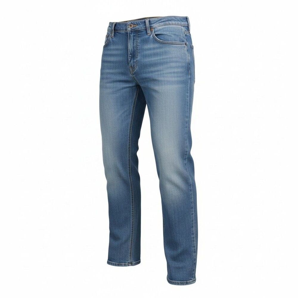 Orvis Montana Morning Jeans Mens 35x30 Blue Stretch Denim Straight Leg  Pants